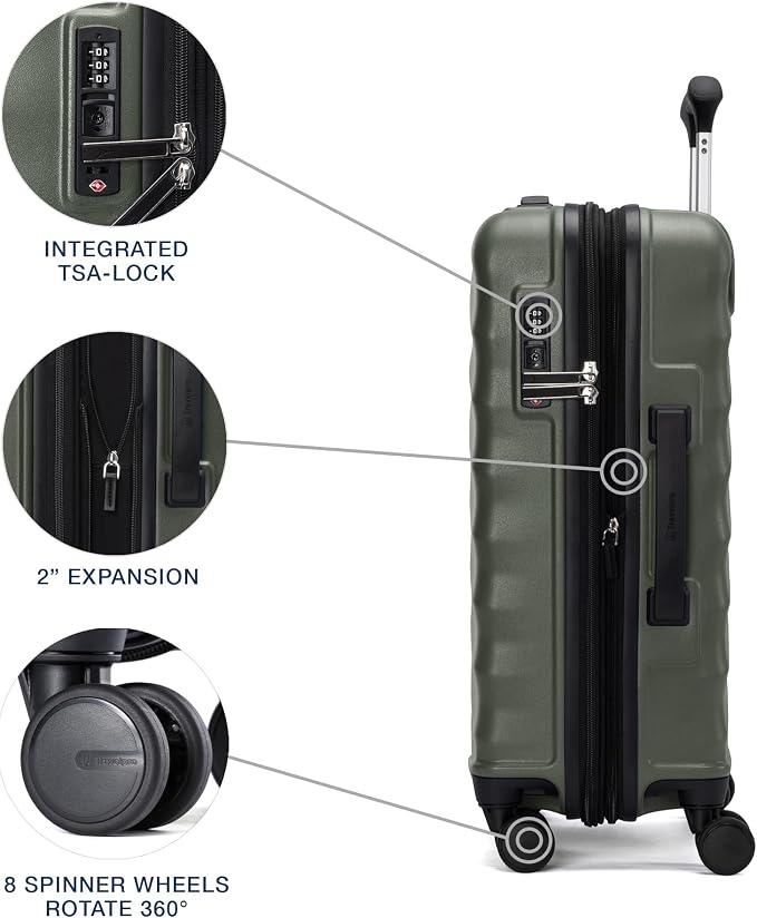 Travelpro Maxlite Air V2 Hardside Expandable Carry on Luggage, 8 Spinner Wheels - Image 4