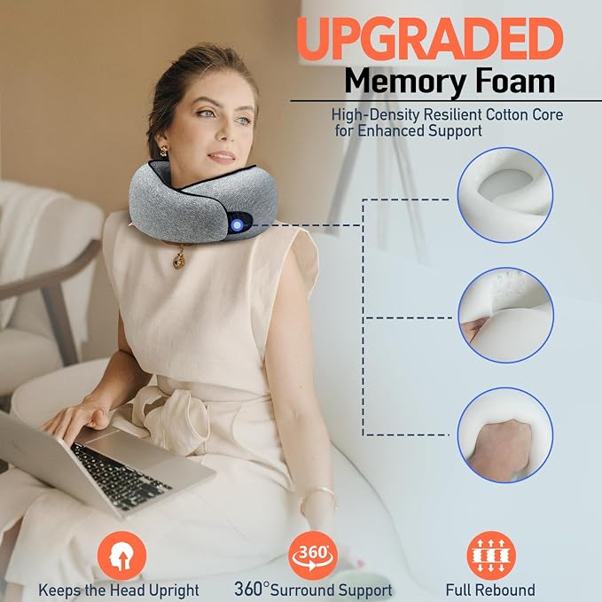 Travel Pillow | High-Density Memory Foam Pillow - Image 4