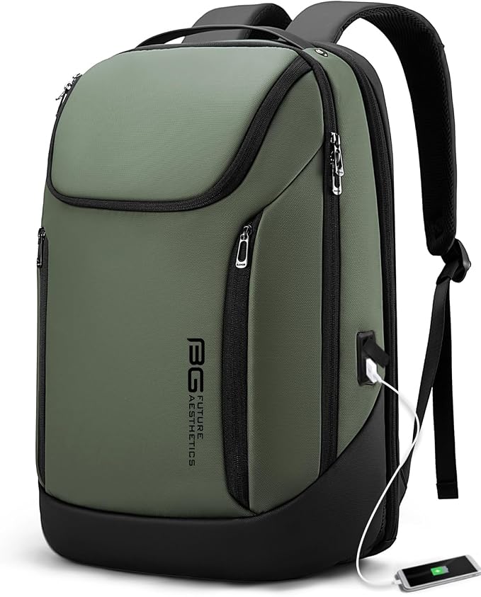 BANGE Business Smart Backpack Waterproof fit 15.6 Inch Laptop Backpack by BANGE
