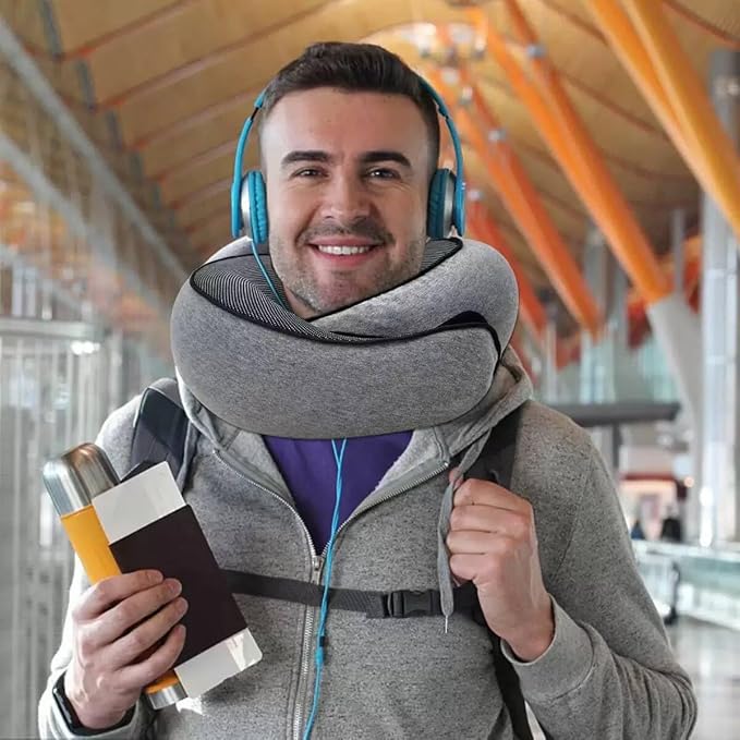 Travel Pillow, Travel Neck Pillow, 360 Degree Comfort and Breathability - Image 8