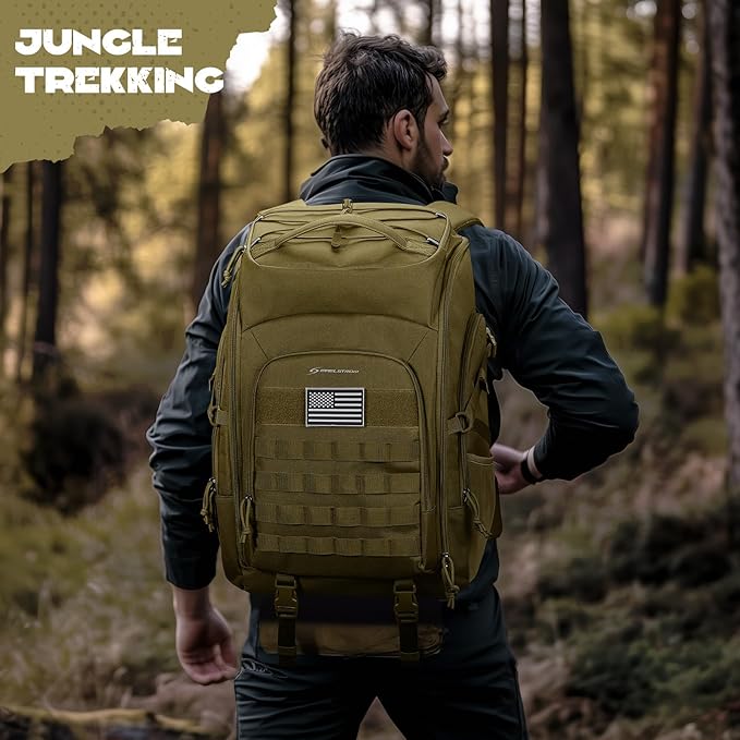 Maelstrom Tactical Backpack for Men, 40L Military Backpack, Water Resistant - Image 6
