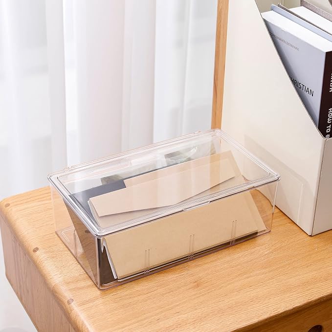 Yesesion Clear Plastic Cord Organizer Box - Image 6