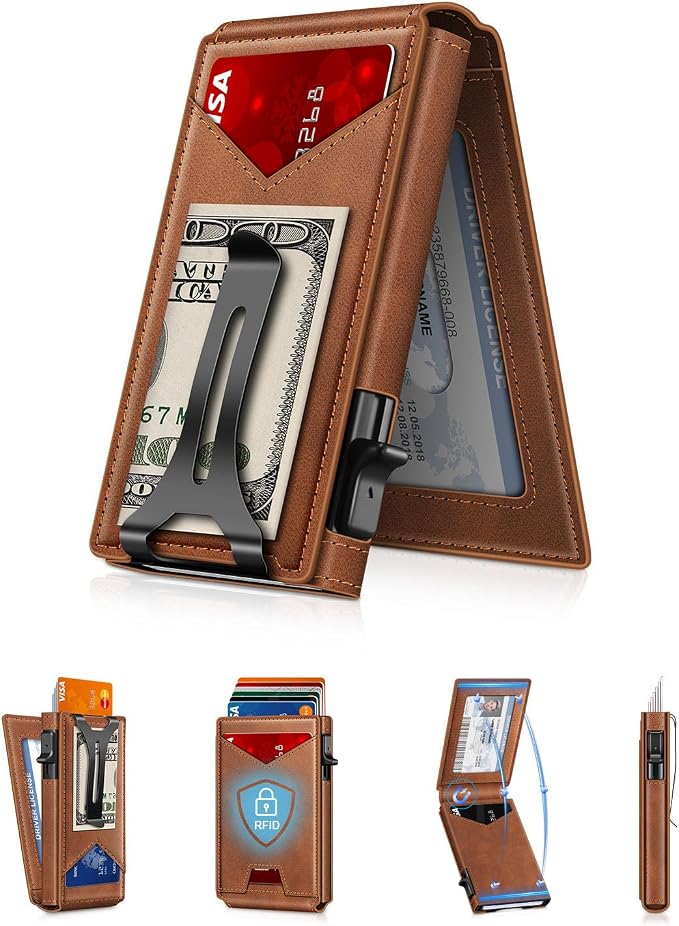 Wallet for Men RFID Wallet by GHUKY