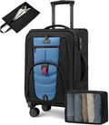 Carry On Luggage 22x14x9 Airline Approved, 22-Inch Suitcases by LOVEVOOK