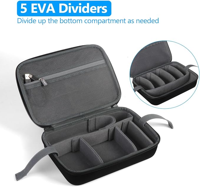 JSVER PU Leather Hard Shell Carrying Case - Image 3