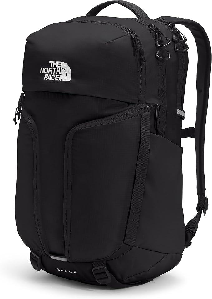 The North Face Surge Commuter Laptop Backpack, TNF Black/TNF Black, One Size - Image 4
