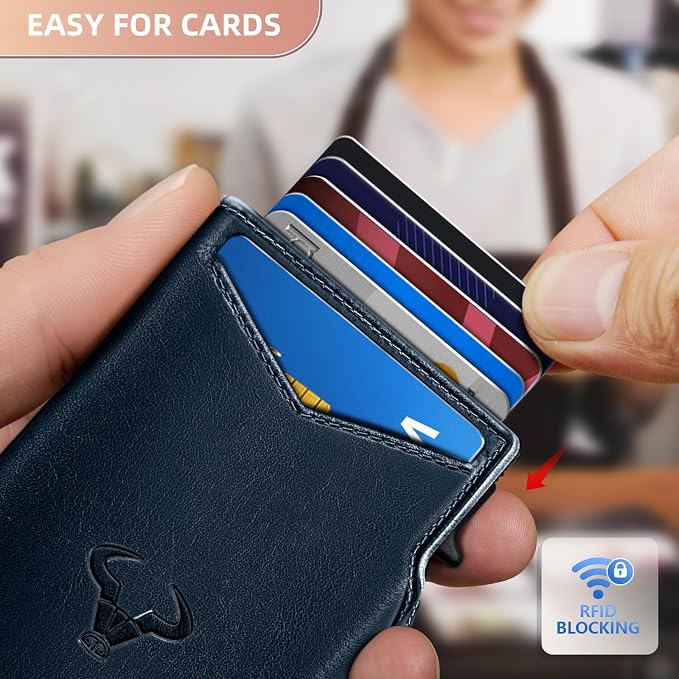 BULLIANT Men Wallet Gift Boxed, Slim Front Pocket Wallet Money Clip Card Holder - Image 5