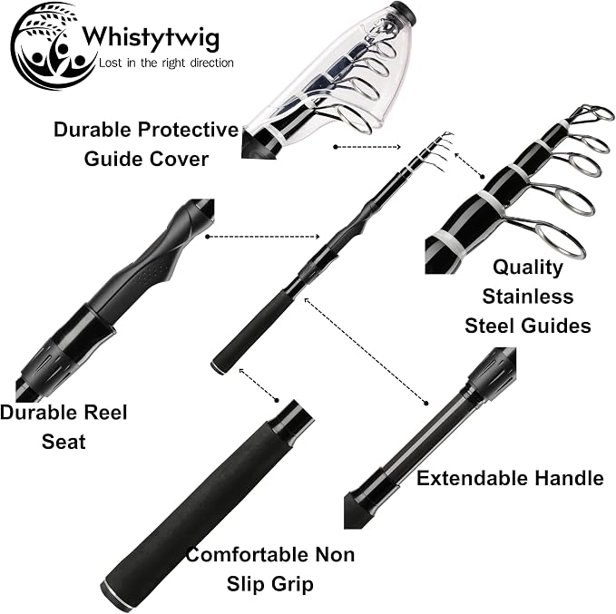Whistytwig Telescopic Fishing Rod - Image 4