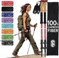 100% Carbon Fiber Trekking Poles by USA Brand by HikerHungerOutfitters