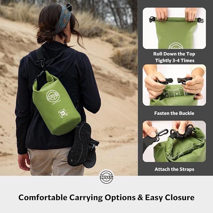 STOVER 5/10/25/30/40/55L Waterproof Backpack- Floating Dry Bag - Image 5
