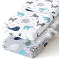 BROLEX Changing Pad Covers for Baby: Boy Girls Ultra Stretchy Soft 2 Pack Space by BROLEX