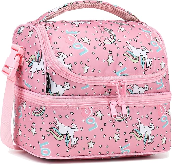 FlowFly Double Decker Cooler Insulated Lunch Bag Large Tote by FlowFly