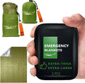 Frelaxy Emergency Blanket 2-Pack/4-Pack, Extra-Thick Extra-Large Space Blankets by Frelaxy