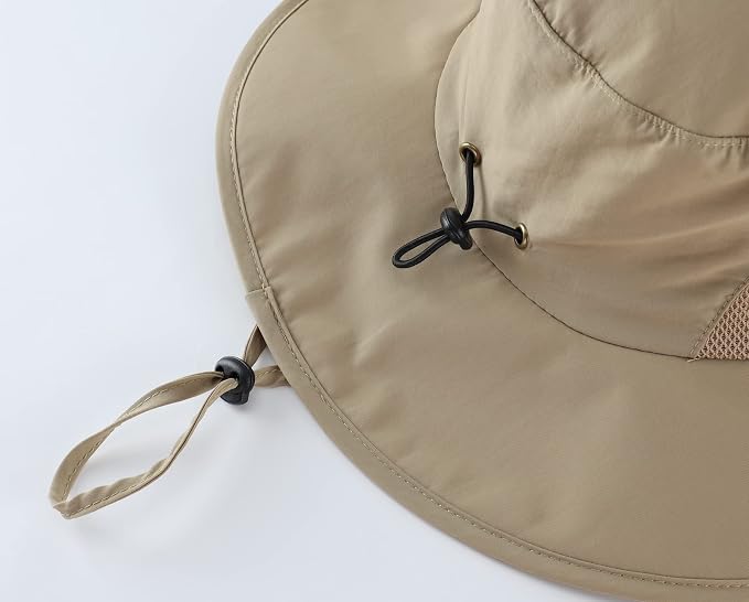 Home Prefer UPF50+ Mens Sun Hat Wide Brim Fishing Hat - Image 5