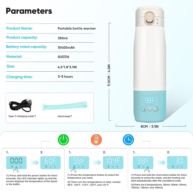 Portable Bottle Warmer for Travel, Bottle Warmer On The Go - Image 8
