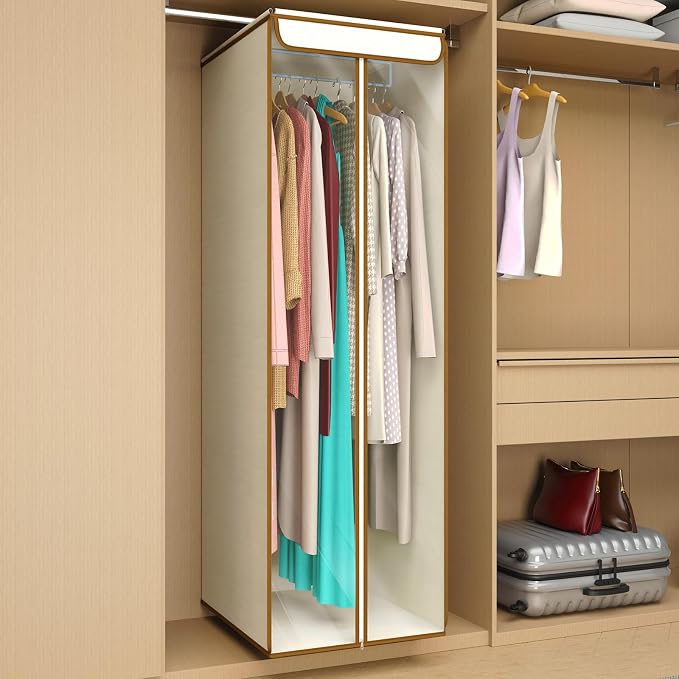 Univivi Garment Bags for Hanging Clothes, Large Clothes Storage Bags Closet - Image 2