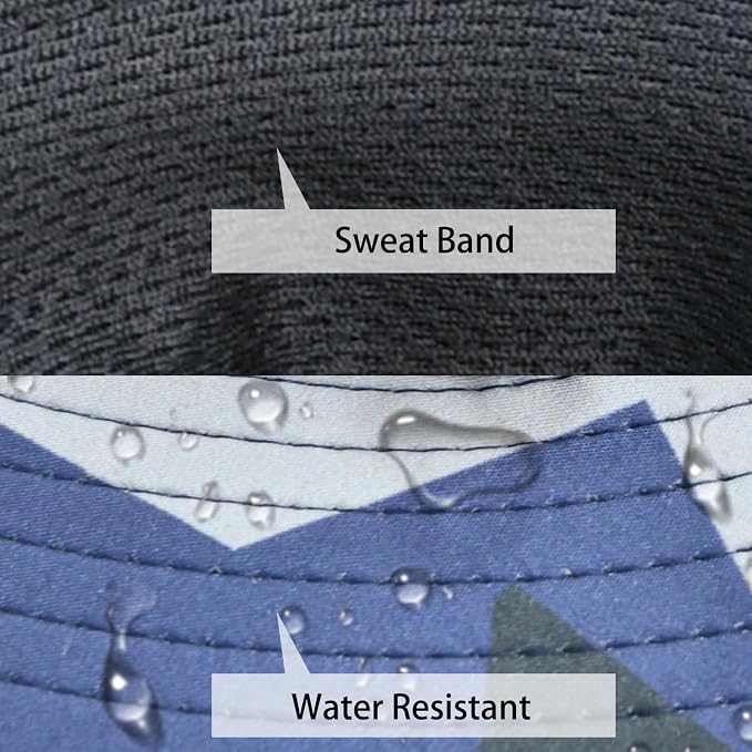 Sun Hats for Men Women Fishing Hat UPF 50+ Breathable Wide Brim Summer UV - Image 3