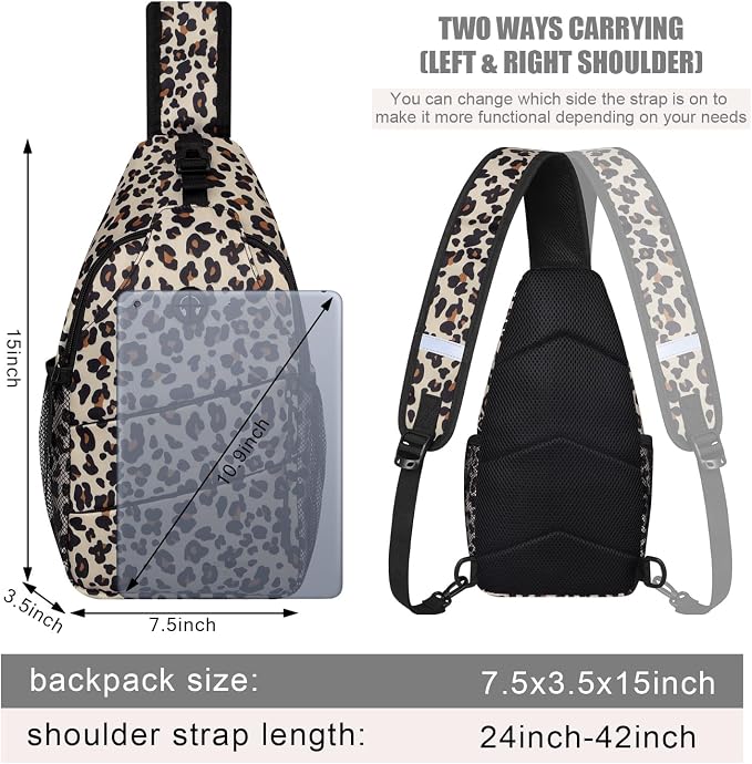 Crossbody Bags for Women Men Trendy Sling Bag Bakpack Casual Chest Bag - Image 2