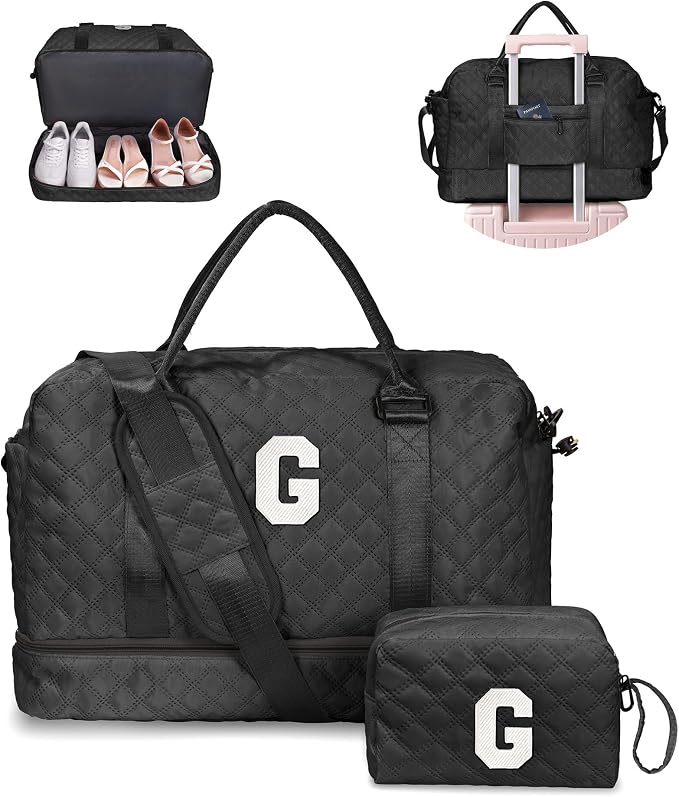 Women Gifts for Wife-Initial Duffle Bag by Vogewood