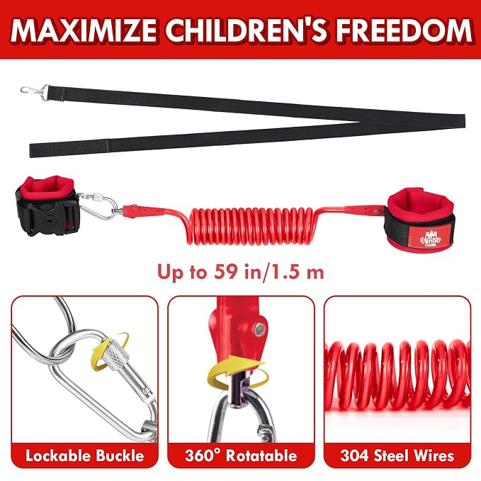 Lehoo Castle Toddler Leash for 1-5 Years, Baby Safety Harness for Boys - Image 3