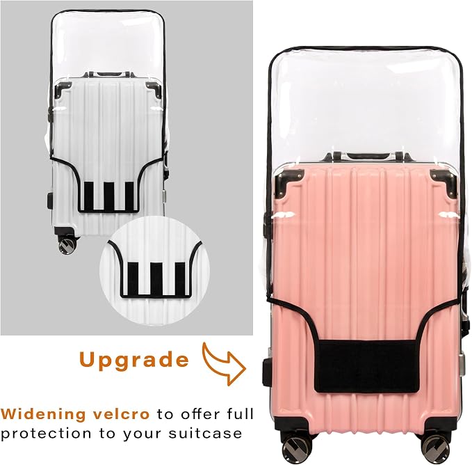 Clear PVC Suitcase Cover Protectors Transparent Luggage Covers Waterproof - Image 6