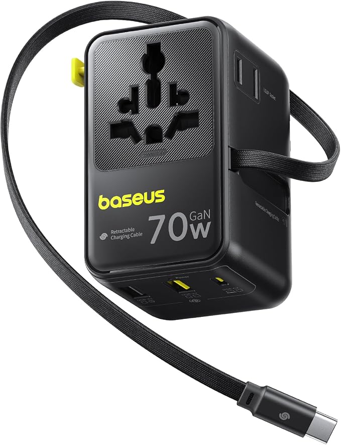 Baseus 70W Universal Travel Adapter by Baseus
