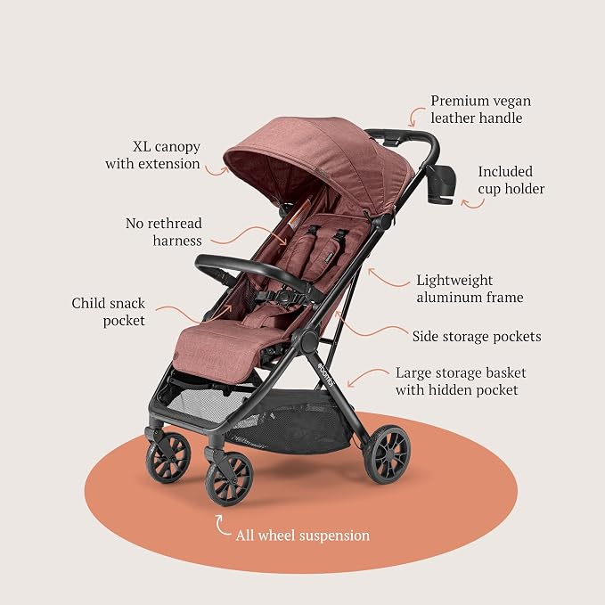 Bombi Bēbee V2 Lightweight Baby Stroller - Image 9