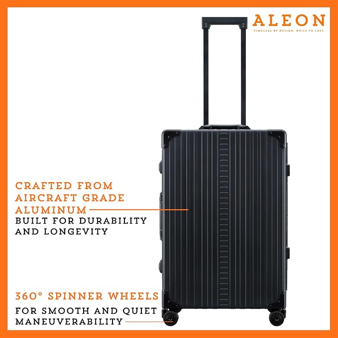 Aleon All Aluminum Lightweight 26" Carry-On Luggage - Image 2