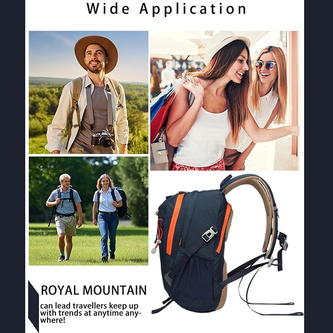 Small Hiking Backpack, 20L Lightweight Travel Backpacks - Image 7