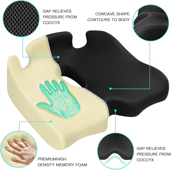 Benazcap X Large Memory Seat Cushion - Image 2