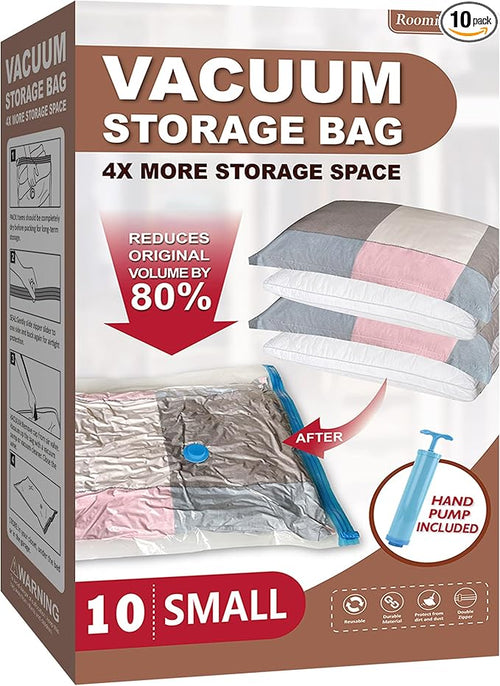 10 Small Vacuum Storage Bags by Roomimaster