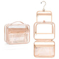 CUBETASTIC Clear Toiletry Bag for Women, Small Travel Bag by CUBETASTIC