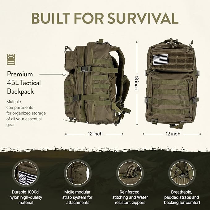 72-Hour Survival Kit | Emergency Bug Out Bag - Image 3