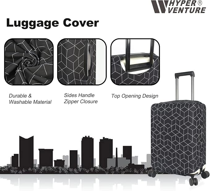 HYPER VENTURE Washable Luggage Cover - Image 2