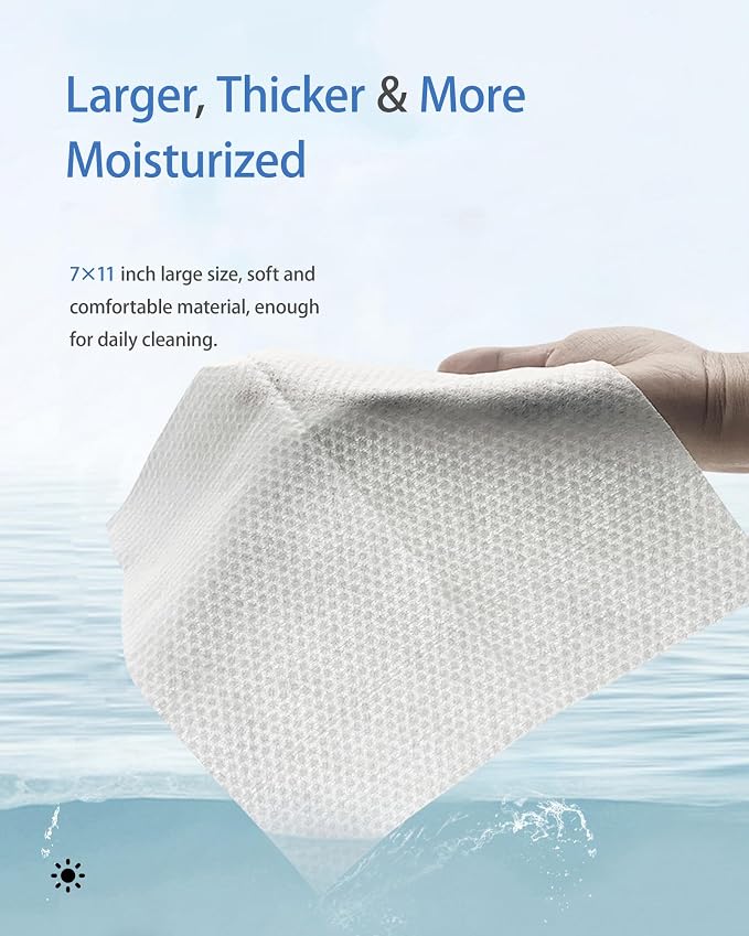 FUMMI 300 Pack Body Wipes – Large Individually Packaged Bath Wipes - Image 4