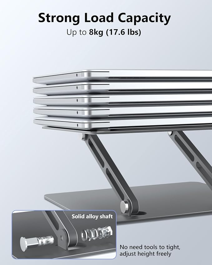 Aluminum Laptop Stand, Laptop Stand - Image 3