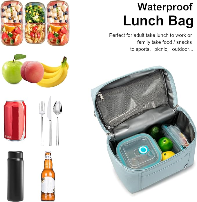NOL Natural Organic Lifestyle Insulated Lunch Bags - Image 8