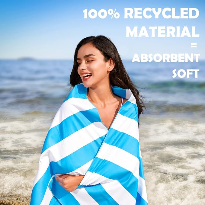 Your Choice Microfiber Quick Dry Sand-Free Beach Towel - Image 4