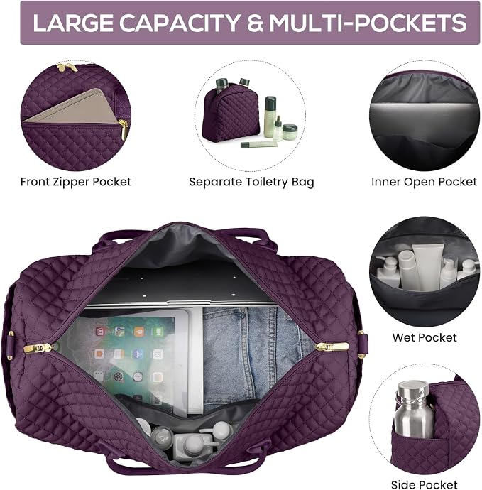 Travel Duffle Weekender Bags for Women - Image 2