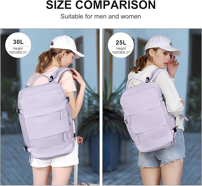 coowoz Large Travel Backpack For Women Men, Carry On Flight Approved, Hiking - Image 7