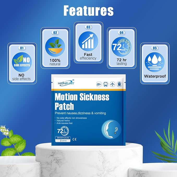 16ct Motion Sickness Patches – Sea Sickness Patches - Image 5
