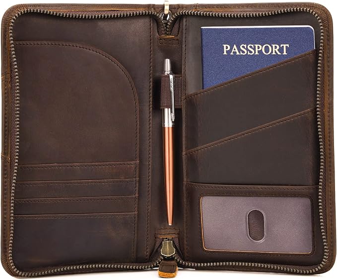Polare Full Grain Leather Passport Holder by polareoriginal