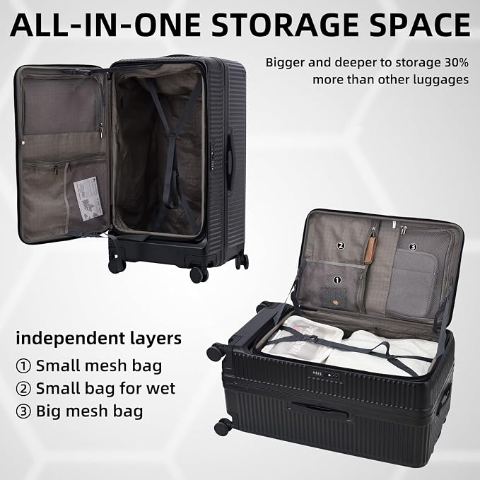 29 Inch Aluminum Checked Luggage - Image 2
