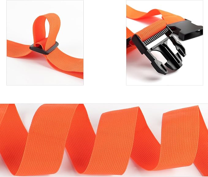 2Pcs Luggage Straps for Suitcase Travel Accessories TSA Approved, 80In Long - Image 2