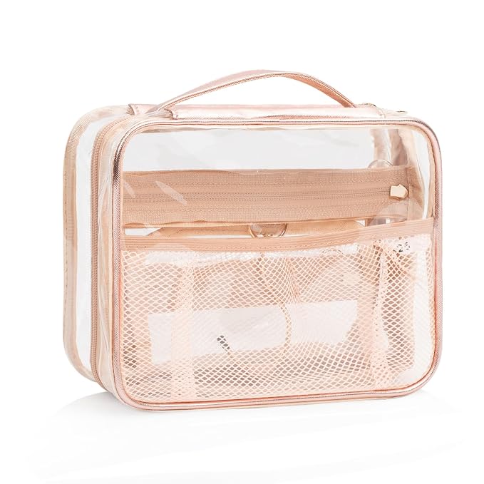 CUBETASTIC Clear Toiletry Bag for Women, Small Travel Bag - Image 8