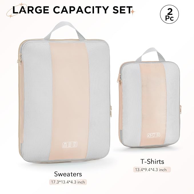 2 Set Compression Packing Cubes - Image 2