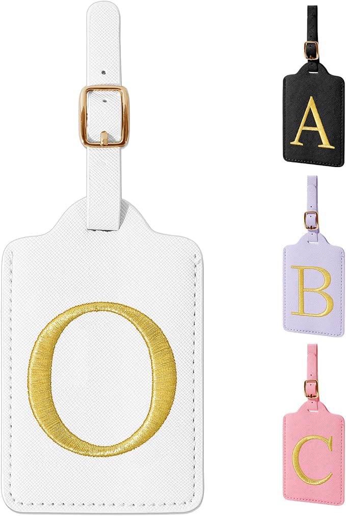 Personalized Initial Luggage Tags by izuzta
