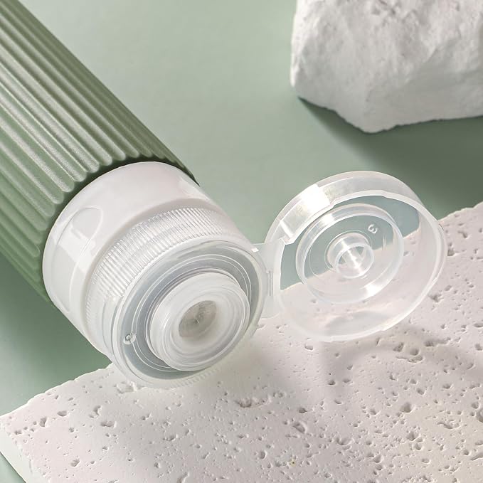 ME.FAN Travel Bottles for Toiletries, TSA Approved 3oz Silicone Journey Size - Image 3