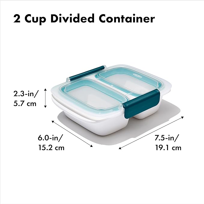 OXO GG PREP AND GO 2 CUP DIVIDED CONTAINER - Image 6