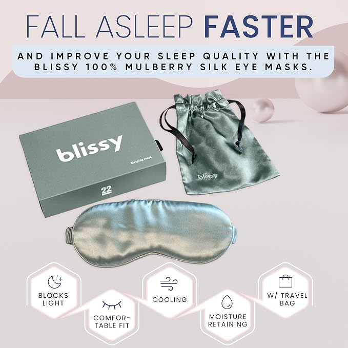 BLISSY Silk Sleep Mask - Image 3